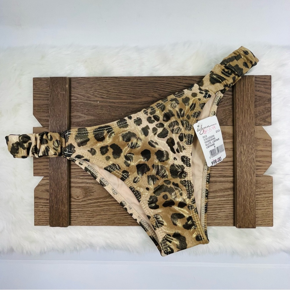 Le Doux Brazilian Leopard Swim Bottom